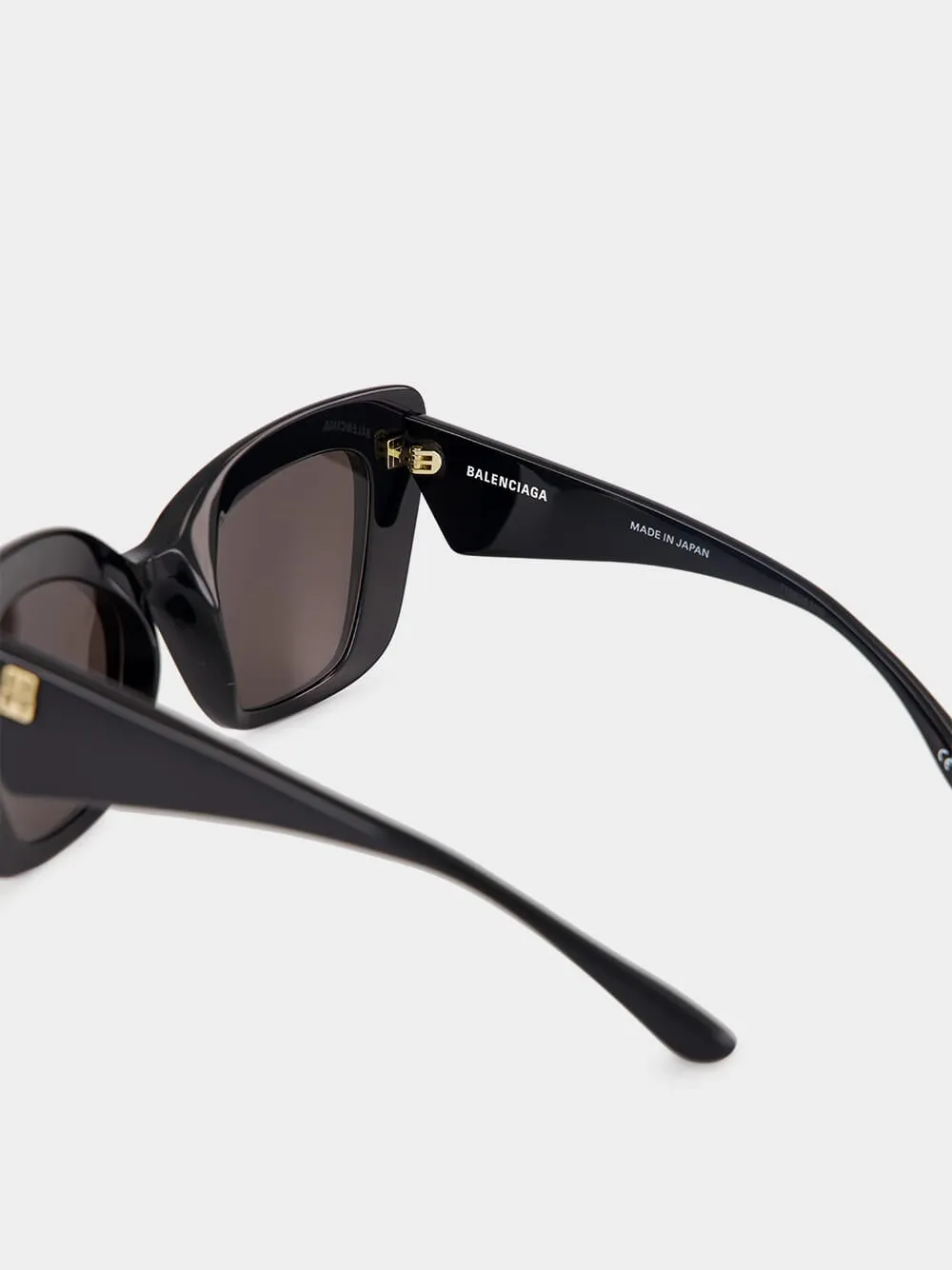 Black Diva Butterfly Acetate Sunglasses sold by Fashion Clinic product image thumbnail 5
