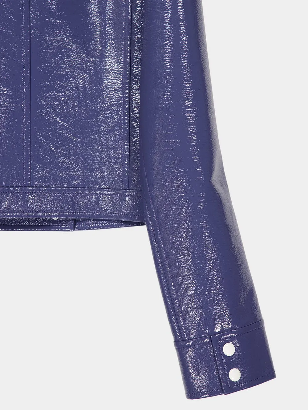 Dusk Blue Reedition Vinyl Jacket sold by Fashion Clinic product image thumbnail 4