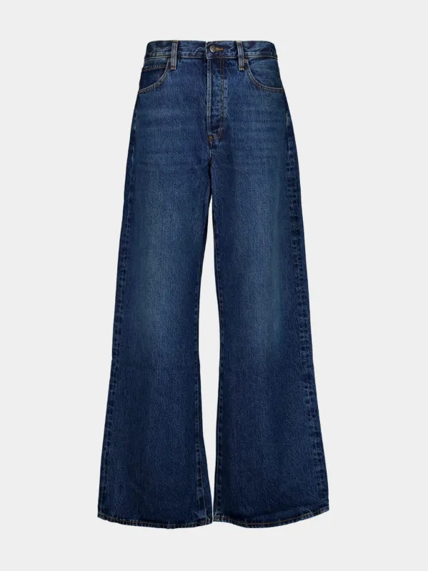 The Loose in Rigid Denim made by Frame Denim