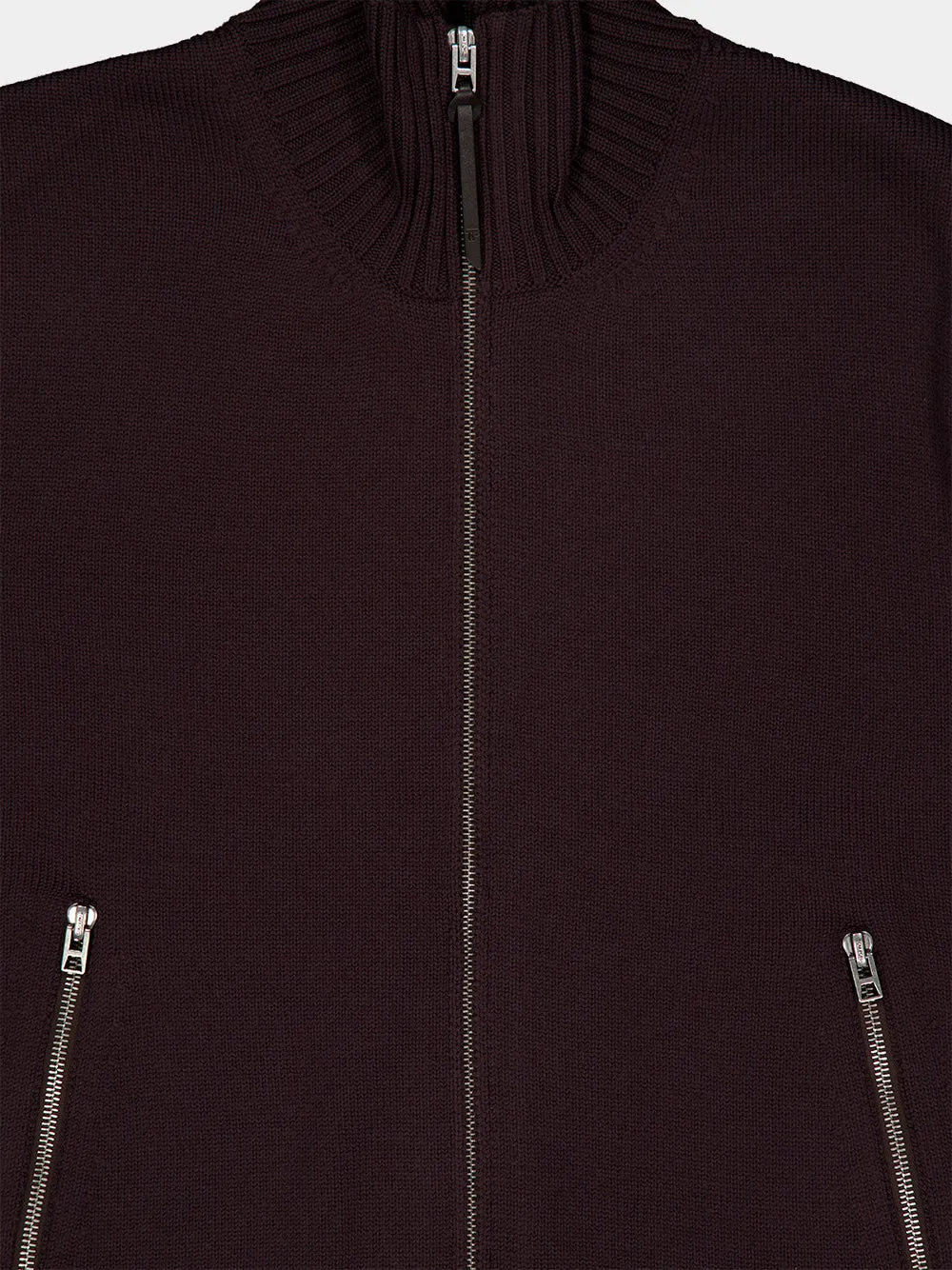 Chocolate Torte Full Zip Merino Wool Jacket sold by Fashion Clinic product image thumbnail 5