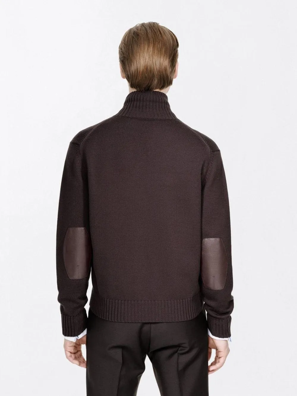 Chocolate Torte Full Zip Merino Wool Jacket sold by Fashion Clinic product image thumbnail 3