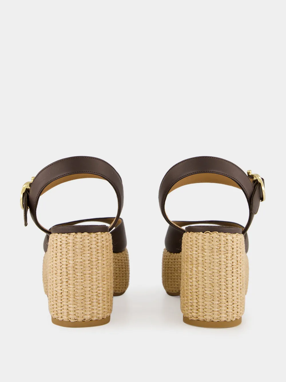 Brown Cork Platform Sandals sold by Fashion Clinic product image thumbnail 5