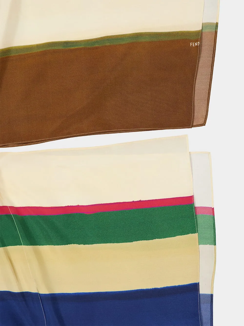 Multicolour Venetian Stripes Silk Jumpsuit sold by Fashion Clinic product image thumbnail 5