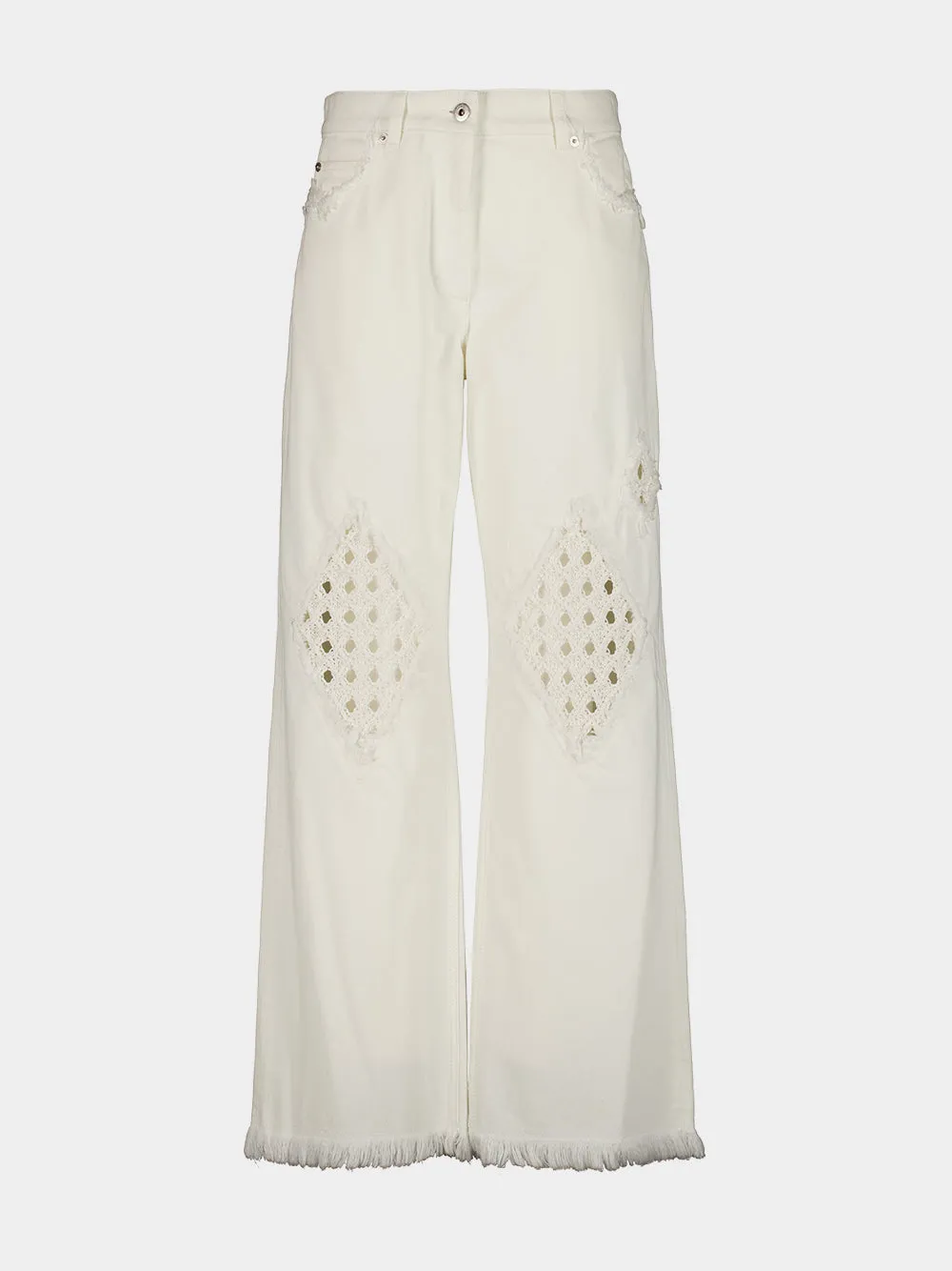 Mascarpone Frayed Straight-Leg Jeans sold by Fashion Clinic product image thumbnail 2