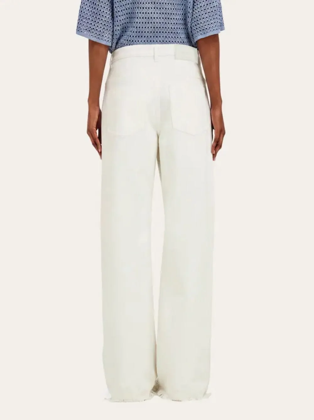 Mascarpone Frayed Straight-Leg Jeans sold by Fashion Clinic product image thumbnail 3