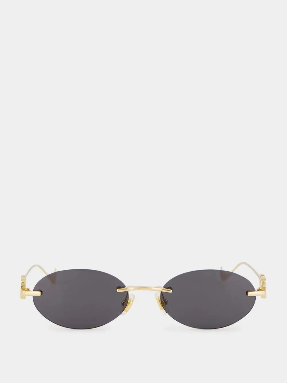 Black Bejewelled Metal Sunglasses sold by Fashion Clinic