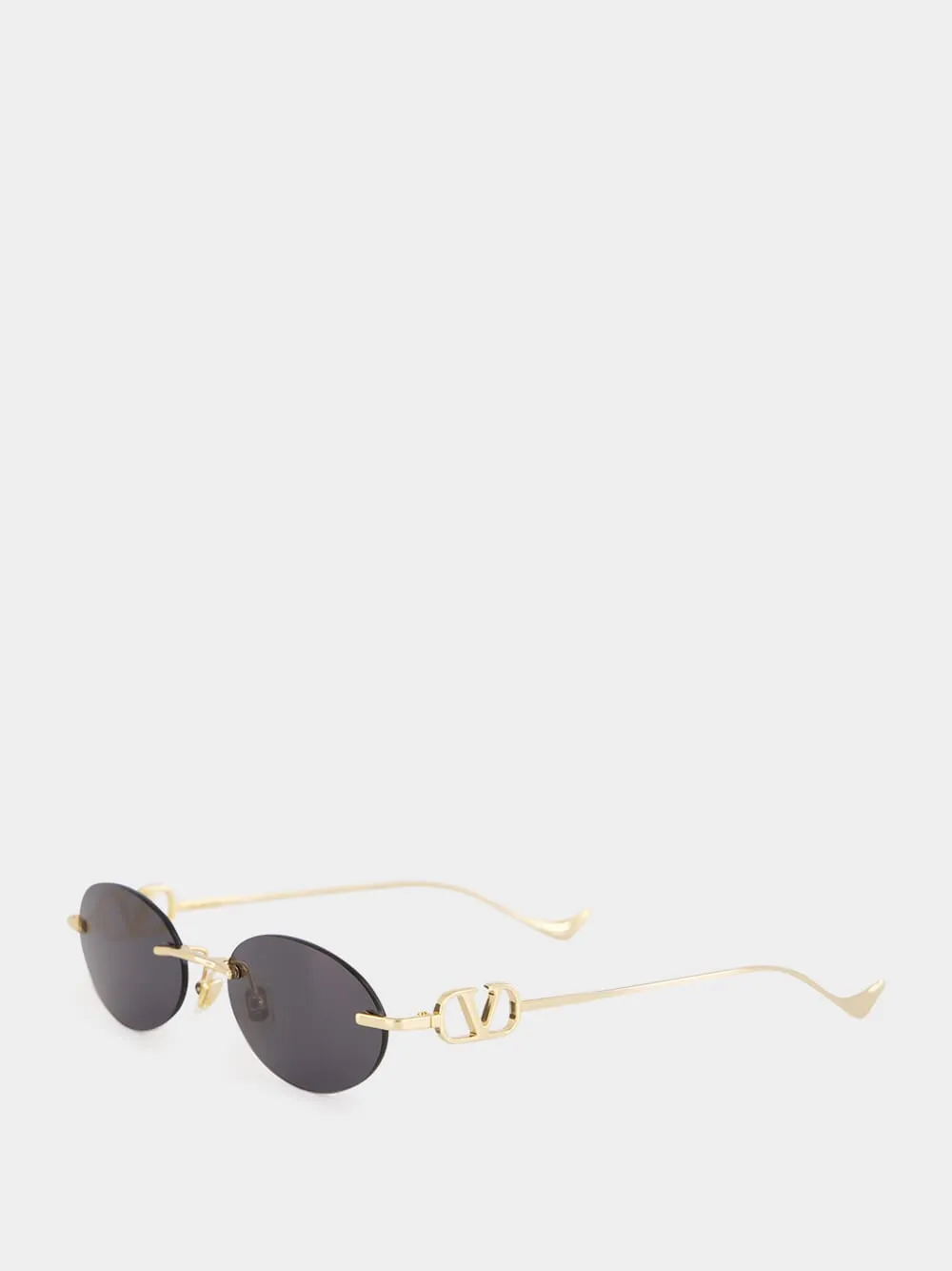 Black Bejewelled Metal Sunglasses sold by Fashion Clinic product image thumbnail 3