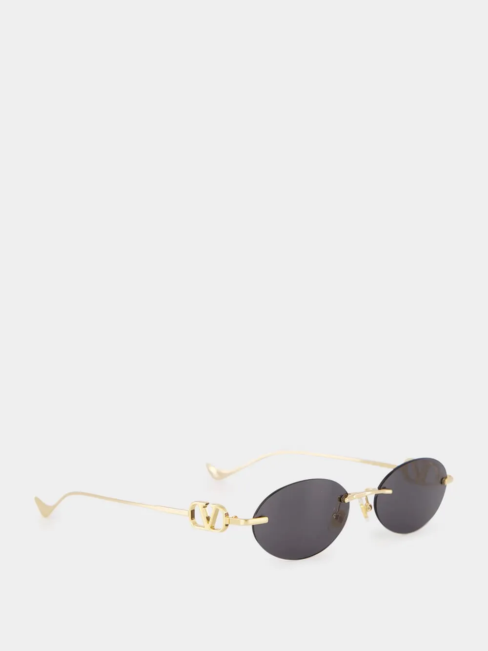 Black Bejewelled Metal Sunglasses sold by Fashion Clinic product image thumbnail 2