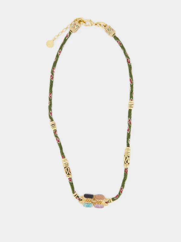 Green Lima Talisman Necklace made by Fashion Clinic
