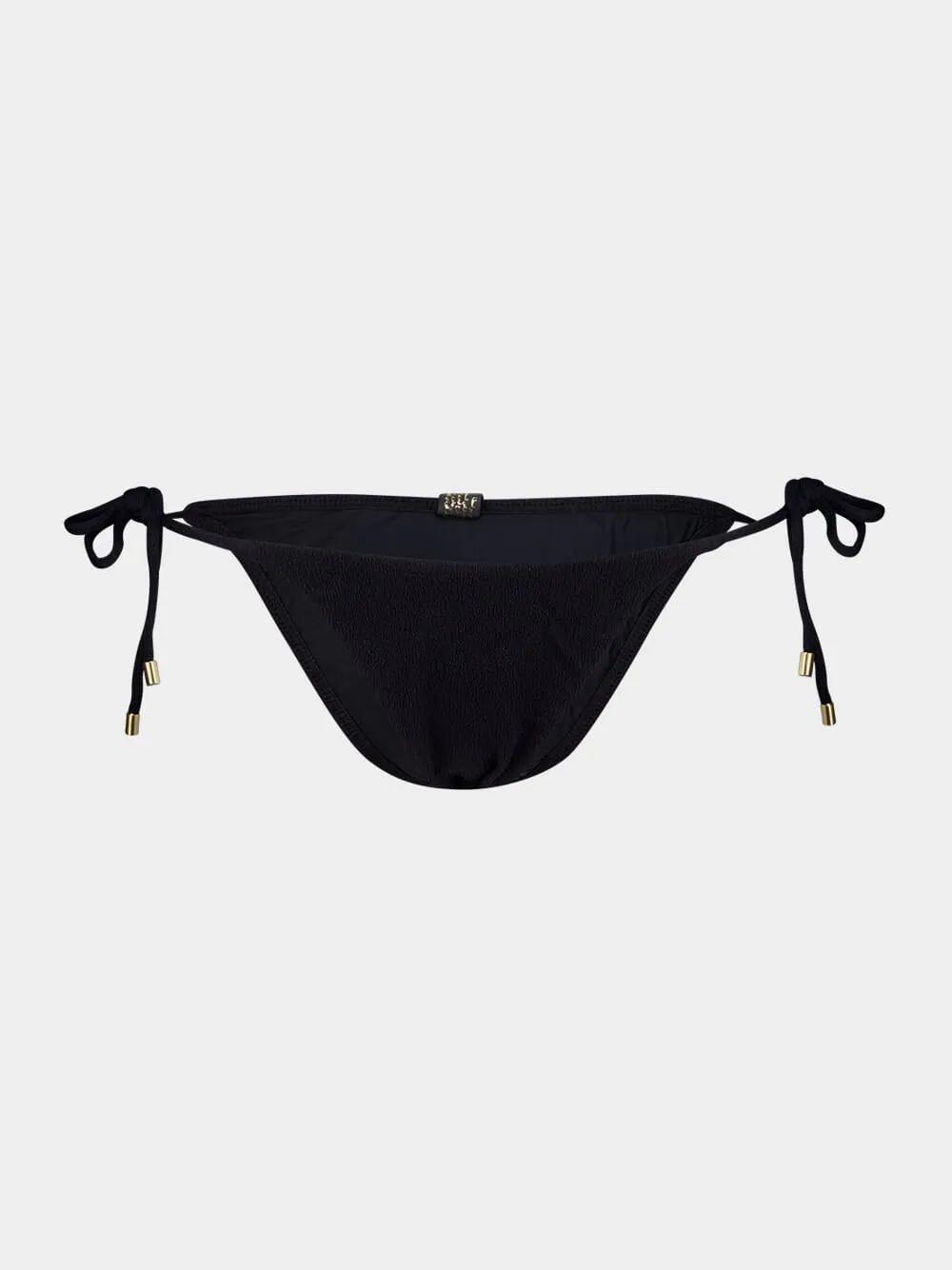 Black Firenze Tie Side Bikini Bottom sold by Fashion Clinic product image thumbnail 2