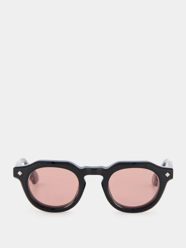 Black and Pink Hello Romeo Sunglasses made by Fashion Clinic