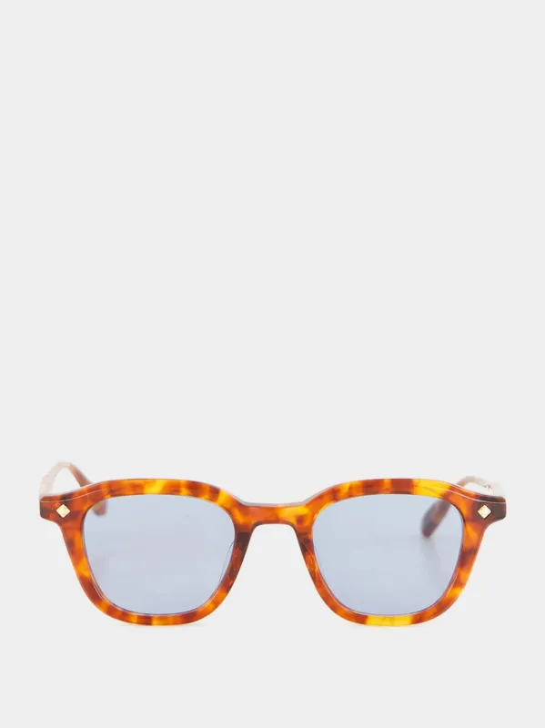 Enigma Sunglasses in Vintage Havana and 14k Gold made by Fashion Clinic
