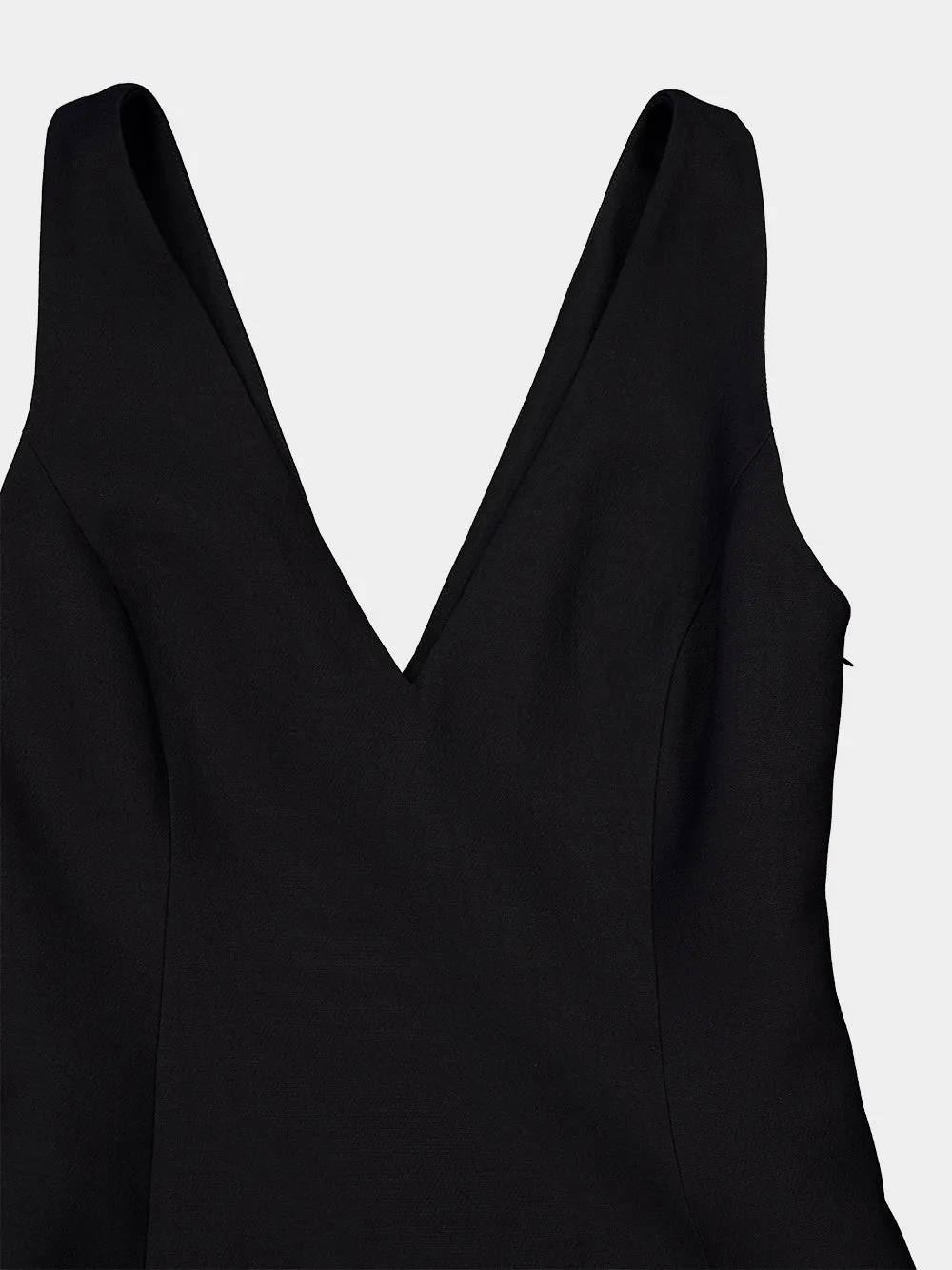 Black Crepe Couture Midi Dress sold by Fashion Clinic product image thumbnail 3