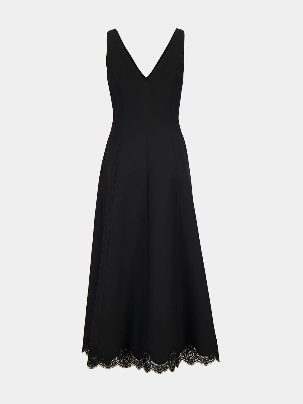 Black Crepe Couture Midi Dress sold by Fashion Clinic product image thumbnail 2