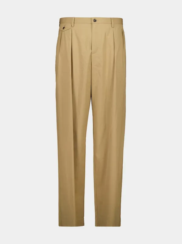 PANTS LO 2PLIS DET POCHE VISCOSE made by Dior