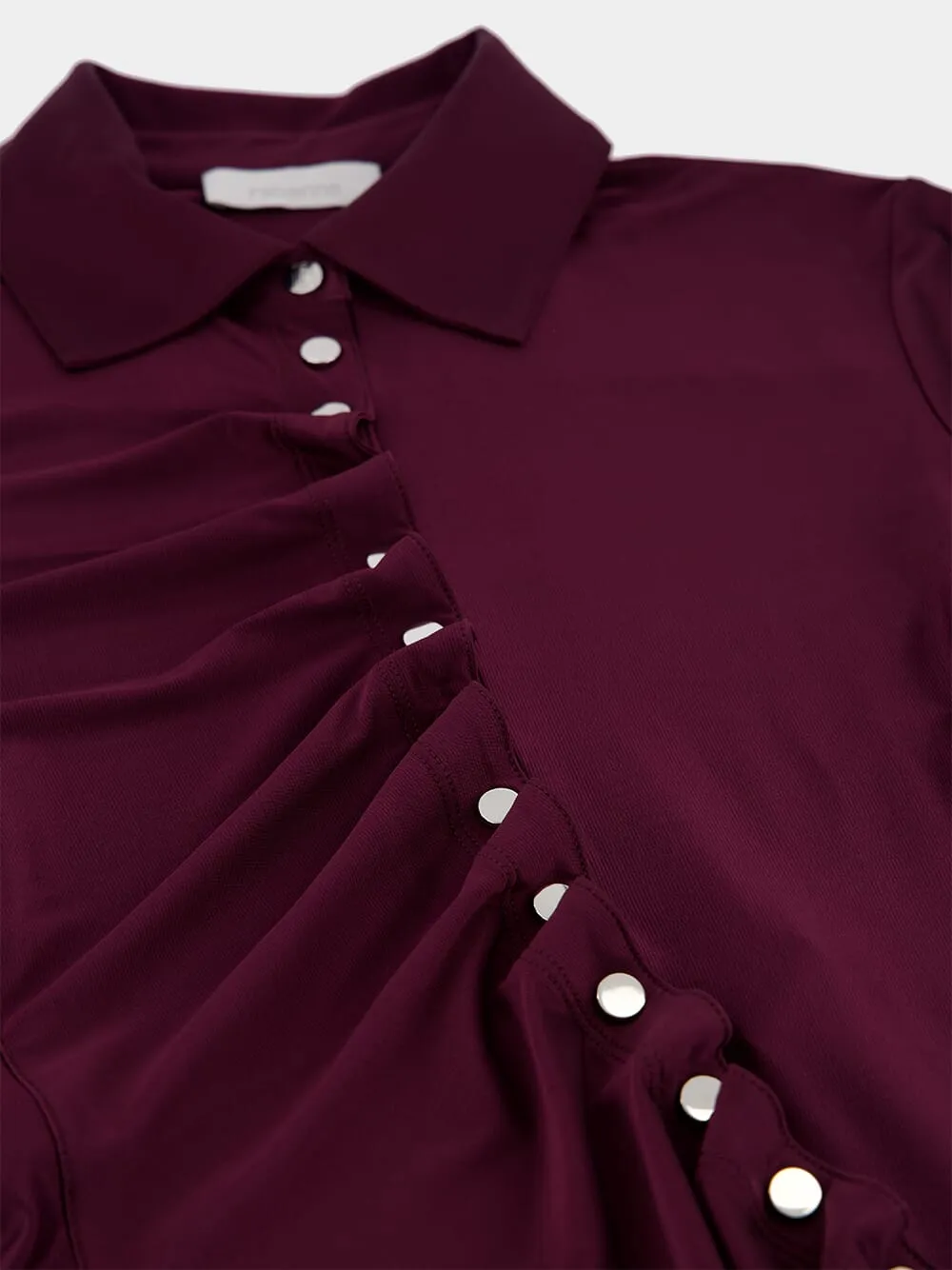 Magenta Purple Asymmetric Mini Dress sold by Fashion Clinic product image thumbnail 3
