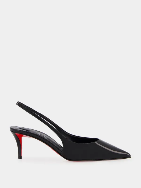 Black Miss Z Sling 60 Pumps made by Christian Louboutin