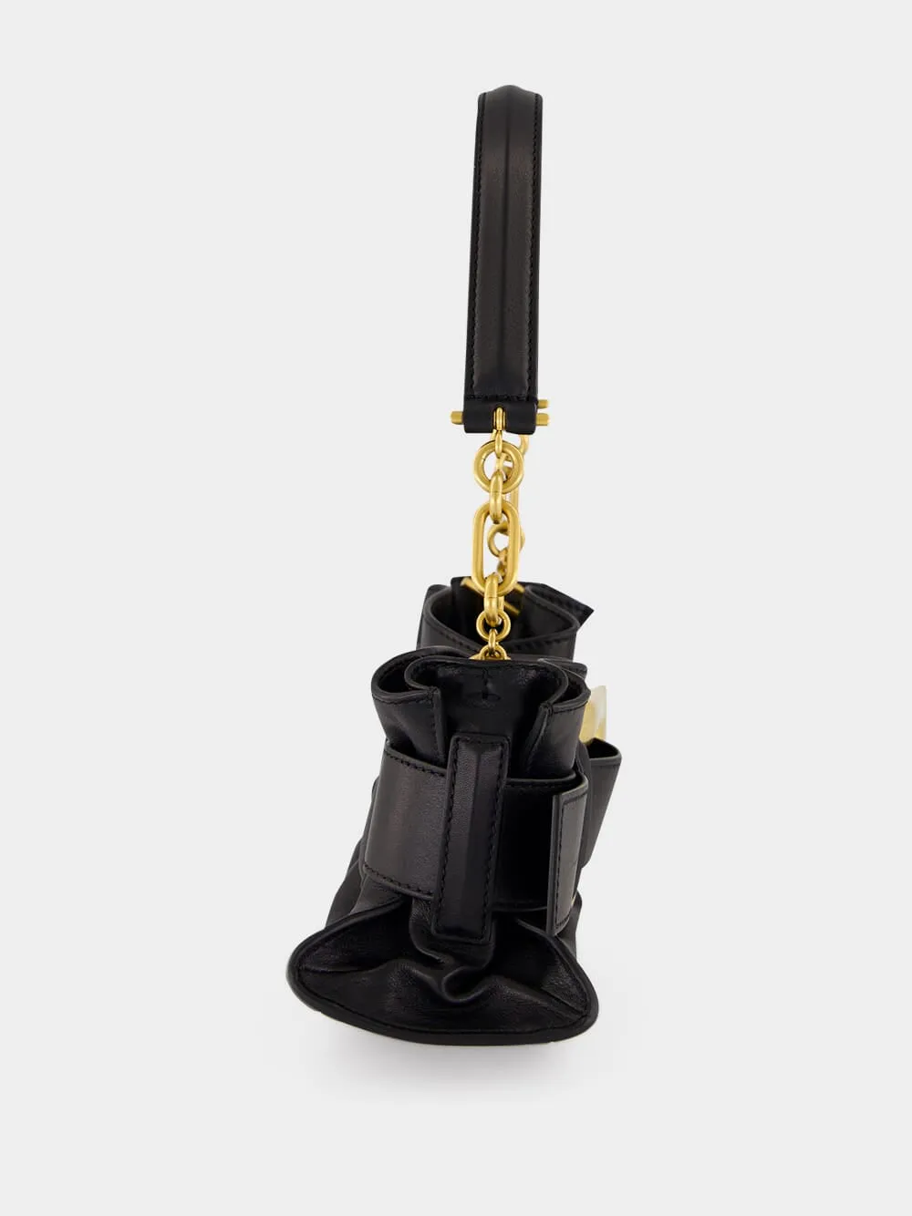 Black Mini Anthem Smooth Leather Bag sold by Fashion Clinic product image thumbnail 5