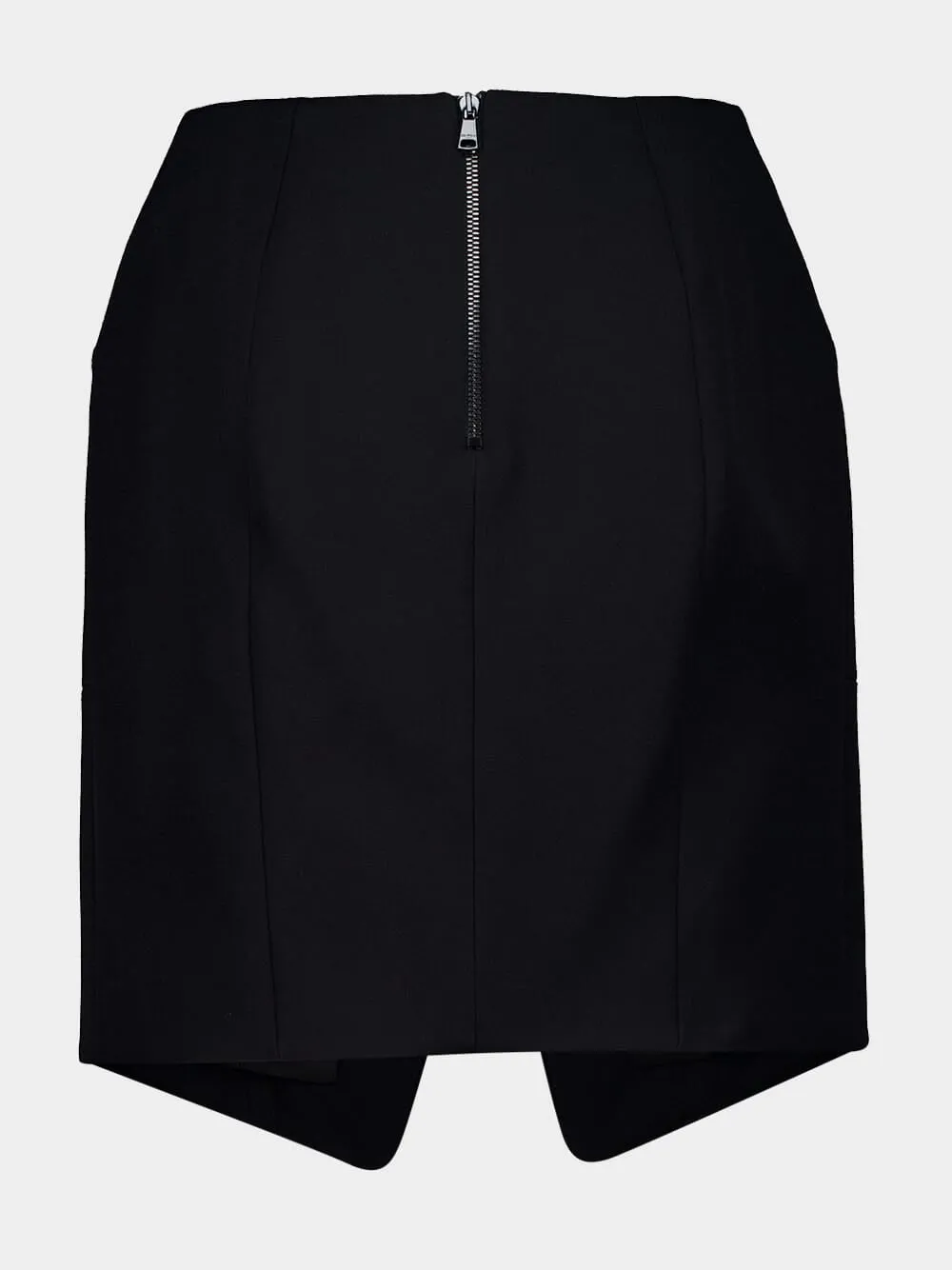 Black Short Grain de Poudre Skirt sold by Fashion Clinic product image thumbnail 3
