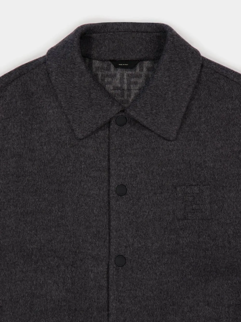 Grey Wool Blouson Jacket sold by Fashion Clinic product image thumbnail 3