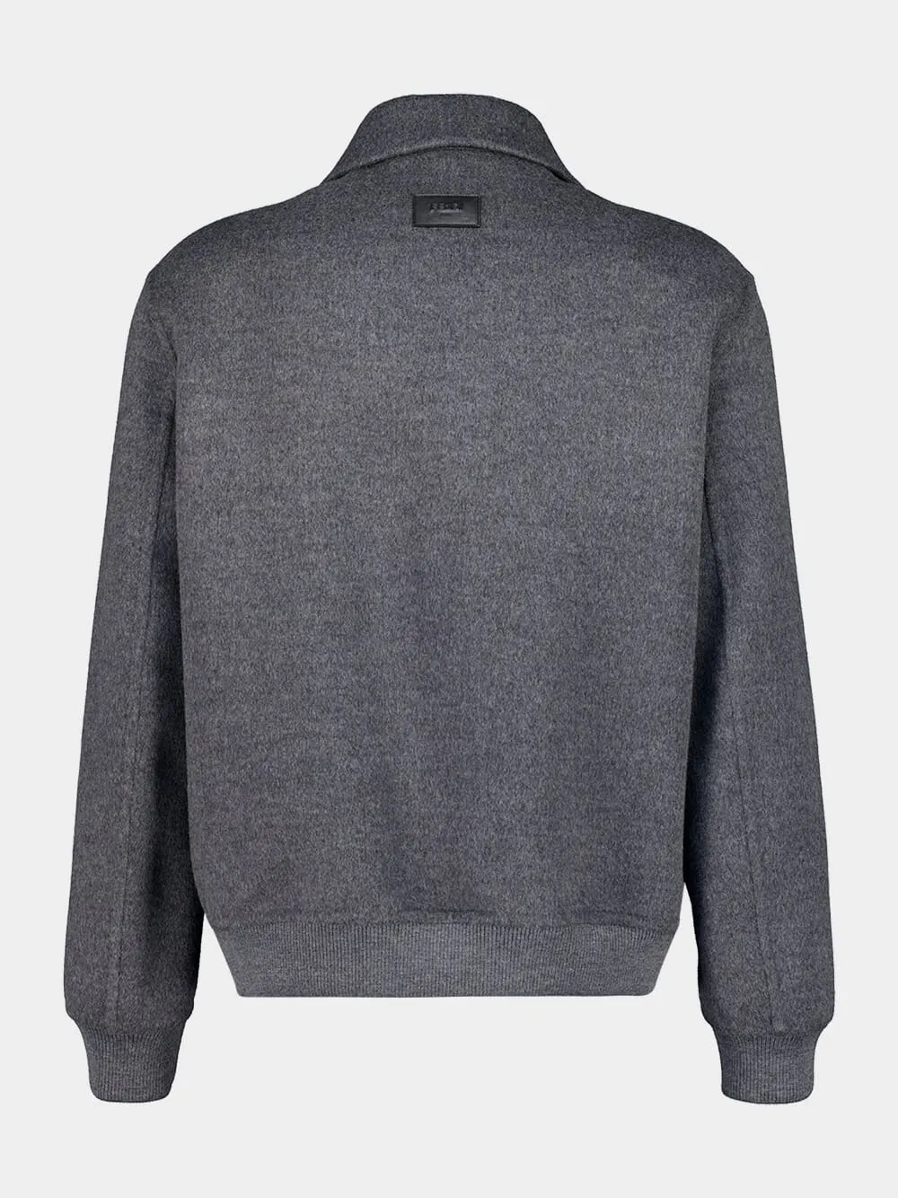 Grey Wool Blouson Jacket sold by Fashion Clinic product image thumbnail 2