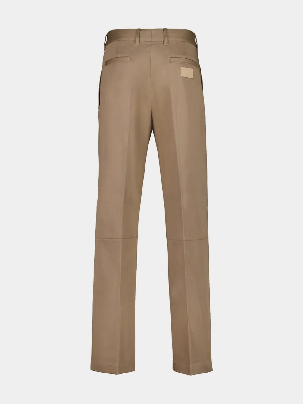 Dove Grey Gabardine Cigarette Trousers sold by Fashion Clinic product image thumbnail 2