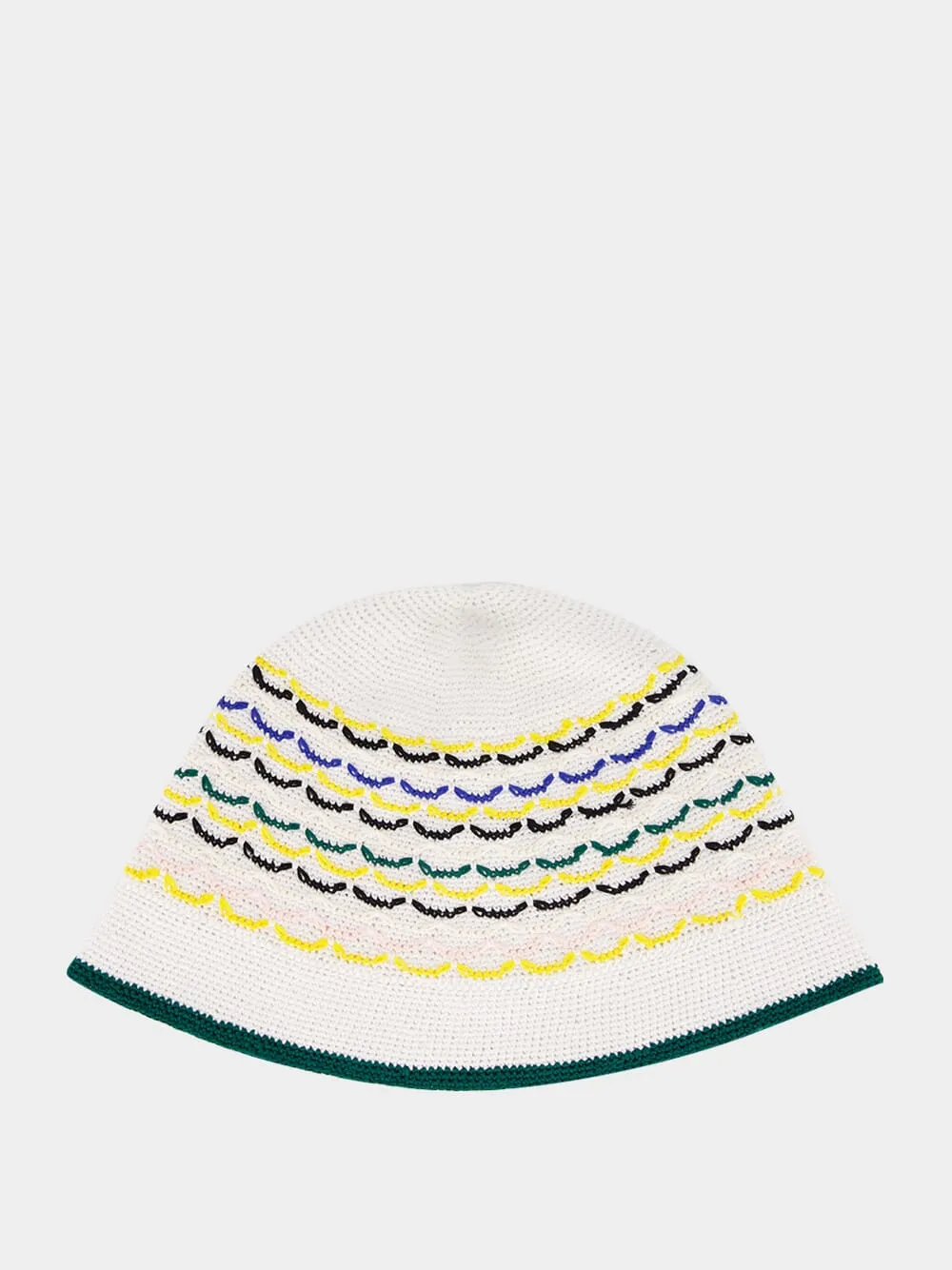 Yellow and Green Tuck Stitch Hat sold by Fashion Clinic product image thumbnail 2