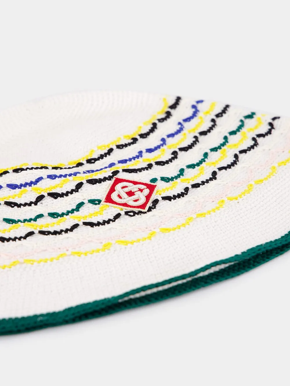 Yellow and Green Tuck Stitch Hat sold by Fashion Clinic product image thumbnail 3