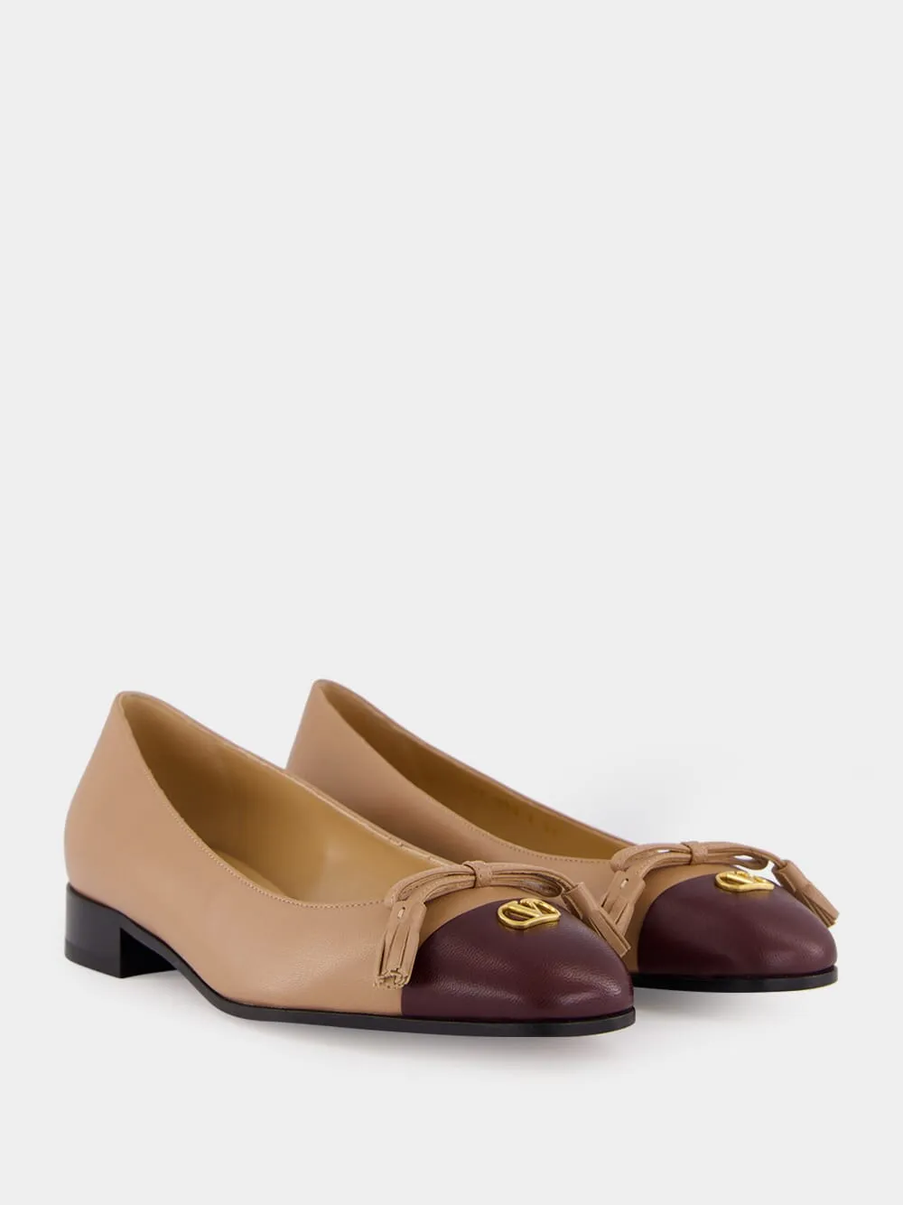 Two-Tone Valet du Roi Ballerina Flats sold by Fashion Clinic product image thumbnail 3