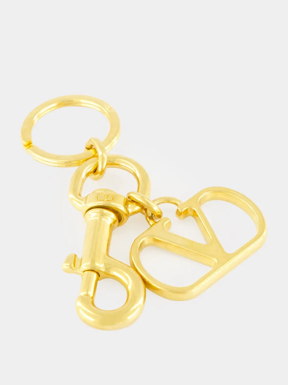 Antique Brass VLogo Metal Keyring sold by Fashion Clinic product image thumbnail 3