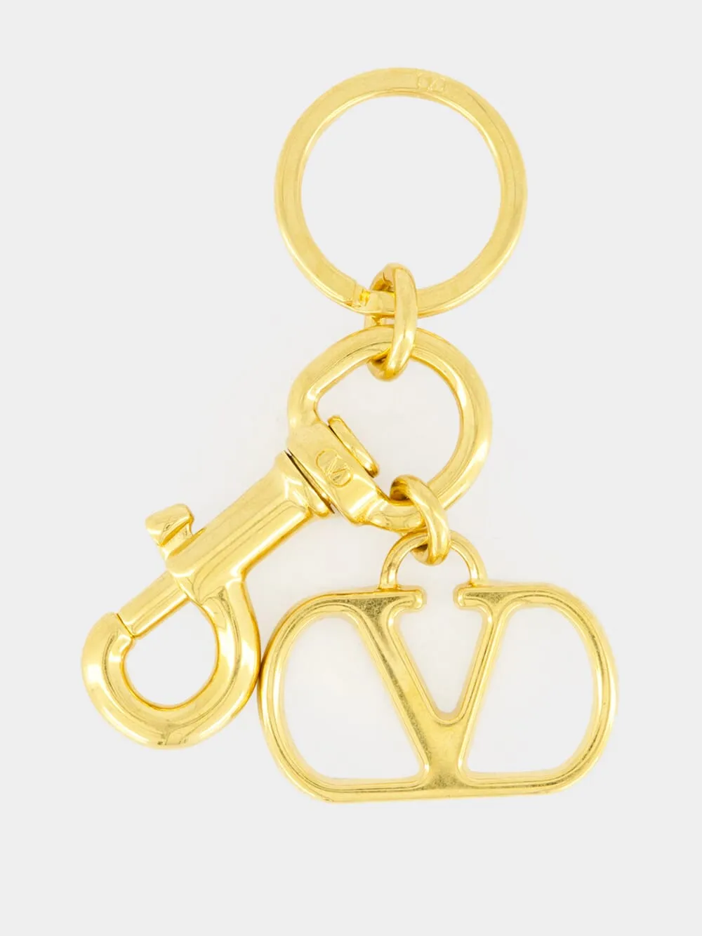 Antique Brass VLogo Metal Keyring sold by Fashion Clinic product image thumbnail 2