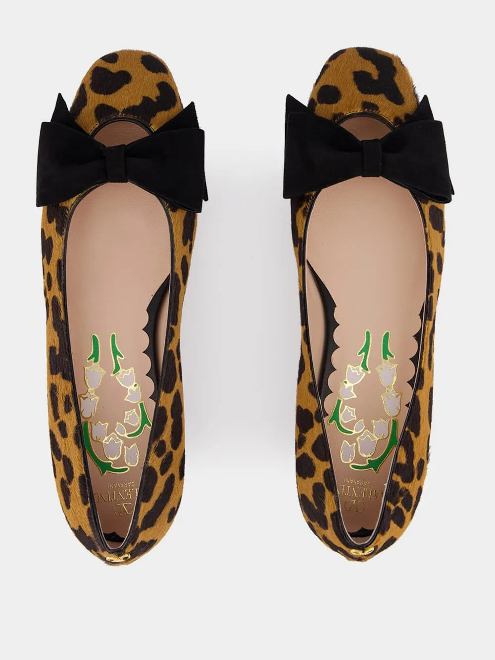 Animal Print Bow Ballerina Flats sold by Fashion Clinic product image thumbnail 4