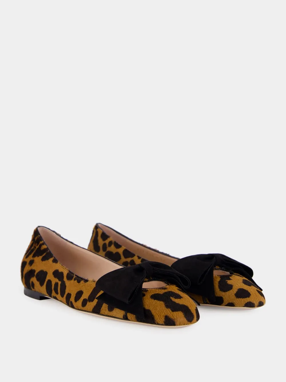 Animal Print Bow Ballerina Flats sold by Fashion Clinic product image thumbnail 3
