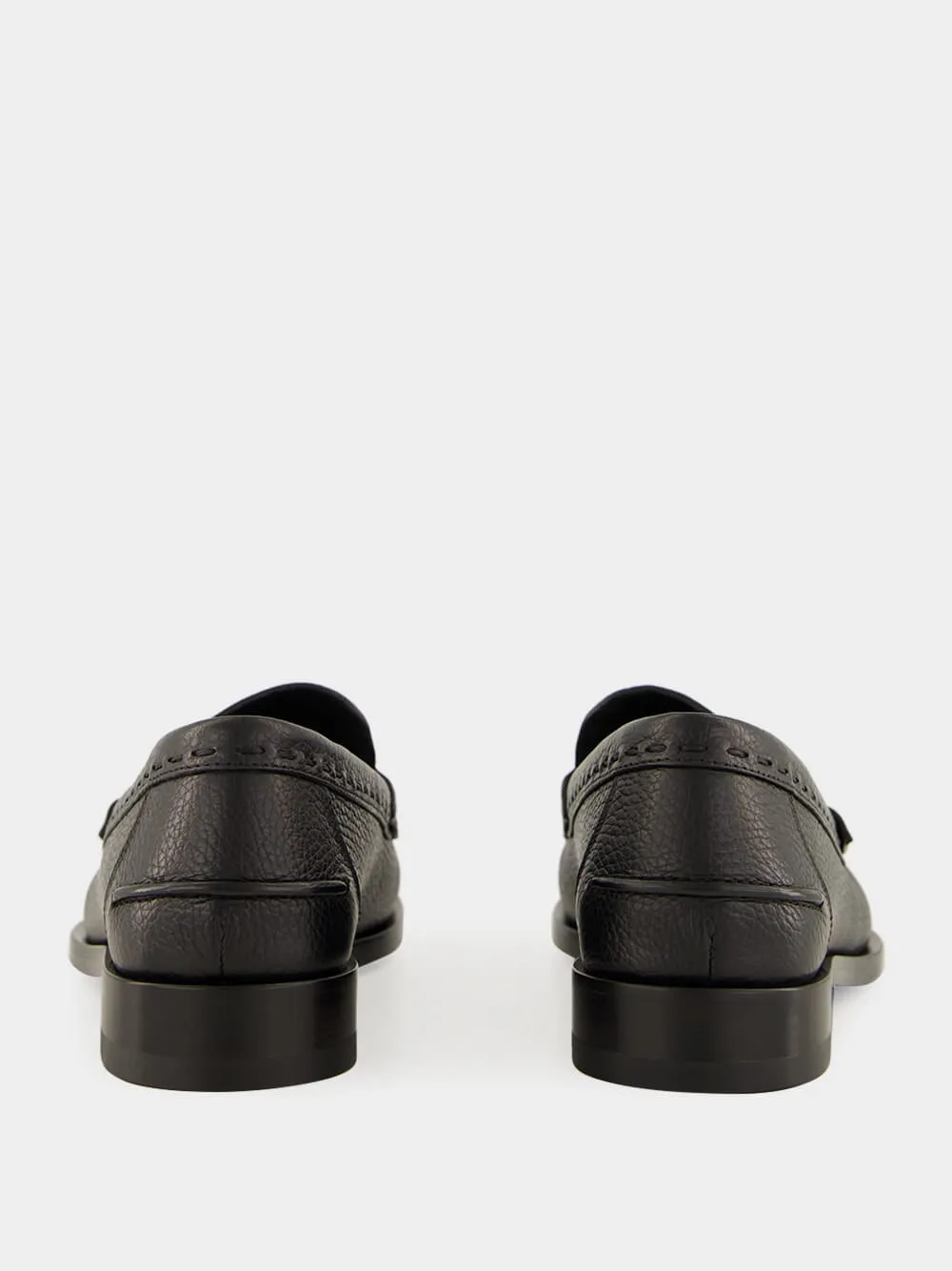 Black FF Metal Selleria Loafers sold by Fashion Clinic product image thumbnail 5