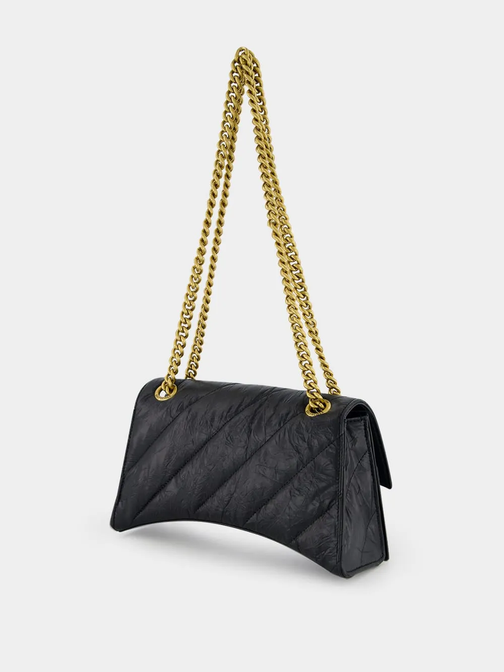Black Crush Quilted Small Shoulder Bag sold by Fashion Clinic product image thumbnail 5