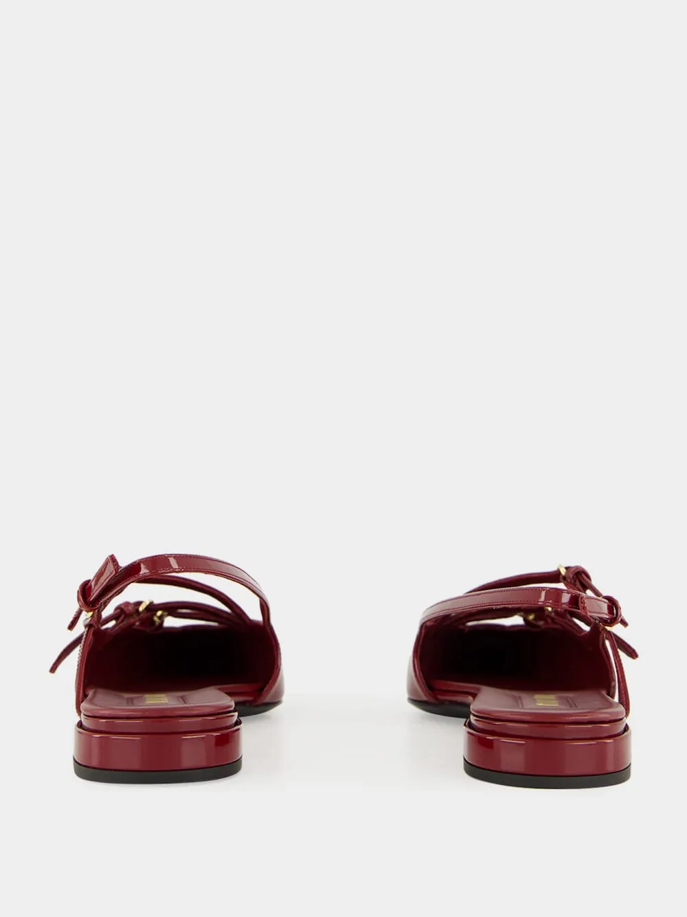 Crimson Patent Slingback Ballerinas sold by Fashion Clinic product image thumbnail 5
