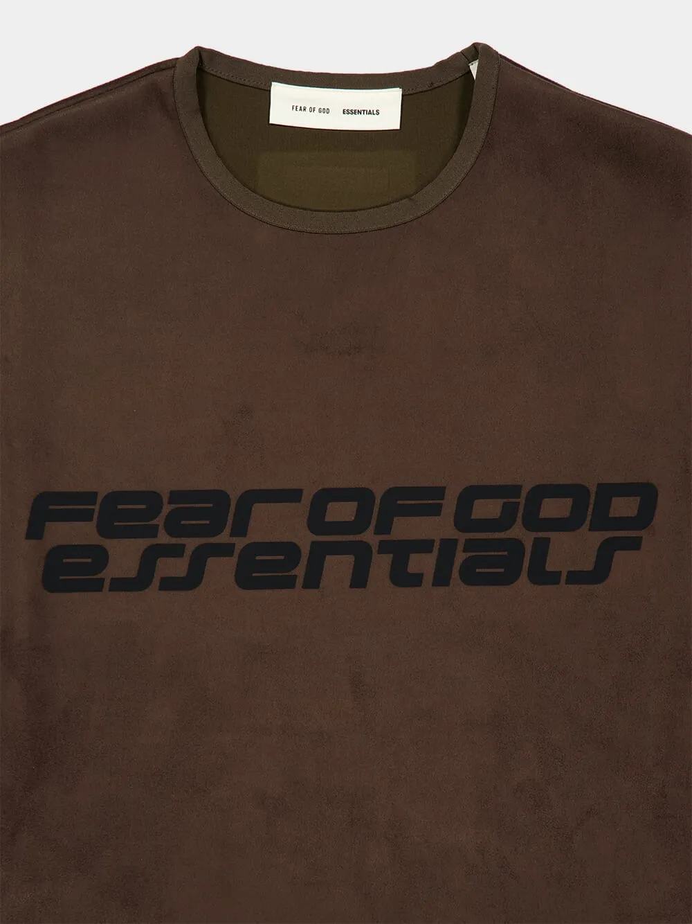 Brown Modern Crewneck Sweatshirt sold by Fashion Clinic product image thumbnail 3