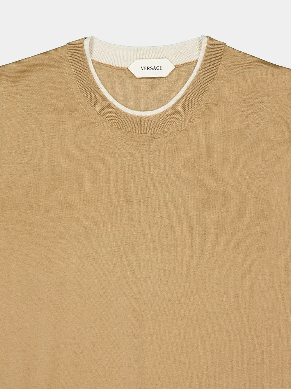 Camel Wool Classic Sweater sold by Fashion Clinic product image thumbnail 3