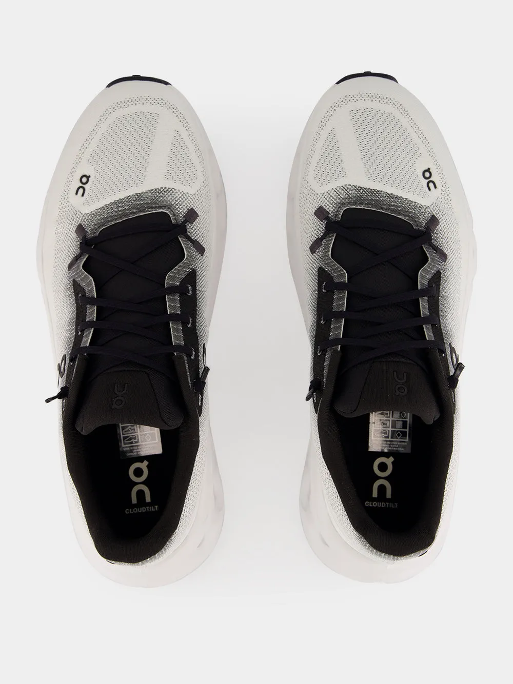 Ivory and Black Cloudtilt Mesh Sneakers sold by Fashion Clinic product image thumbnail 4