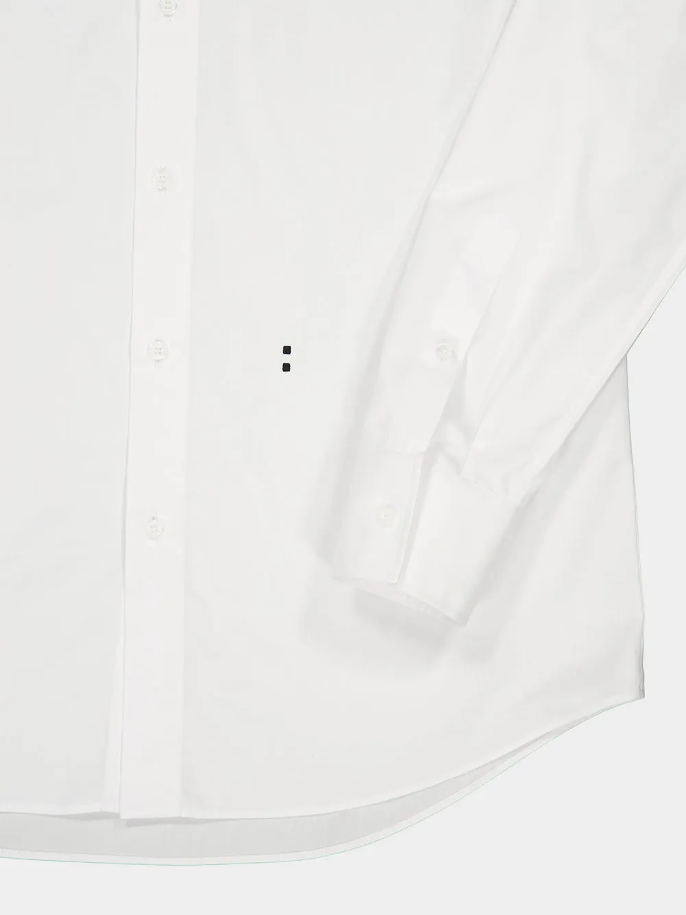 White Cotton Poplin Slim-Fit Shirt sold by Fashion Clinic product image thumbnail 4