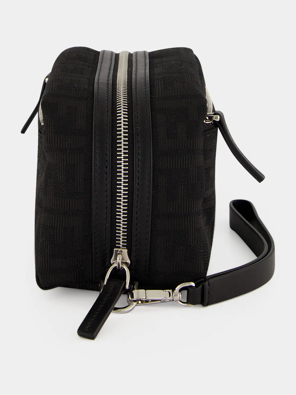 Black FF Zucca Micro Toiletry Case sold by Fashion Clinic product image thumbnail 3