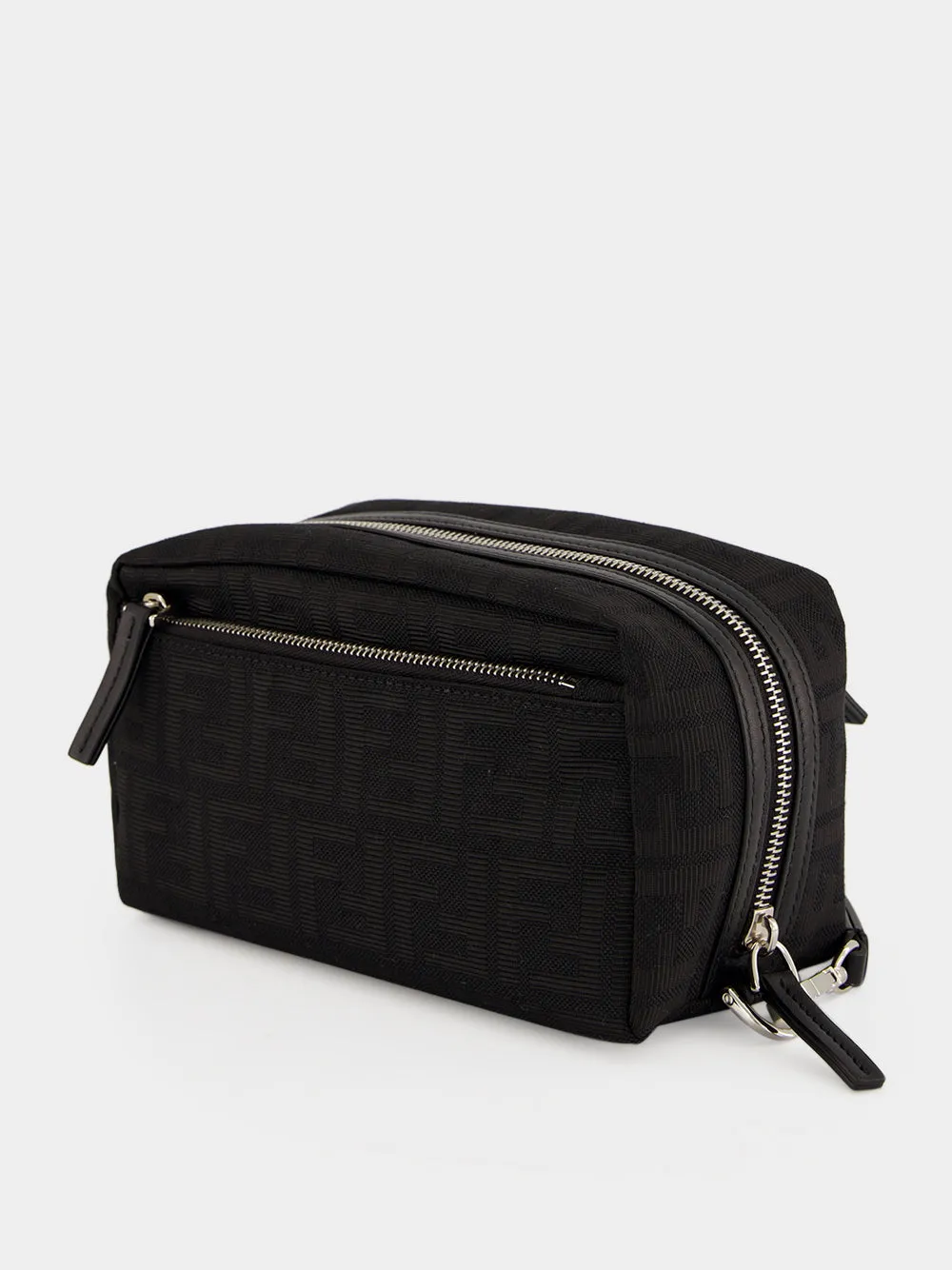 Black FF Zucca Micro Toiletry Case sold by Fashion Clinic product image thumbnail 4