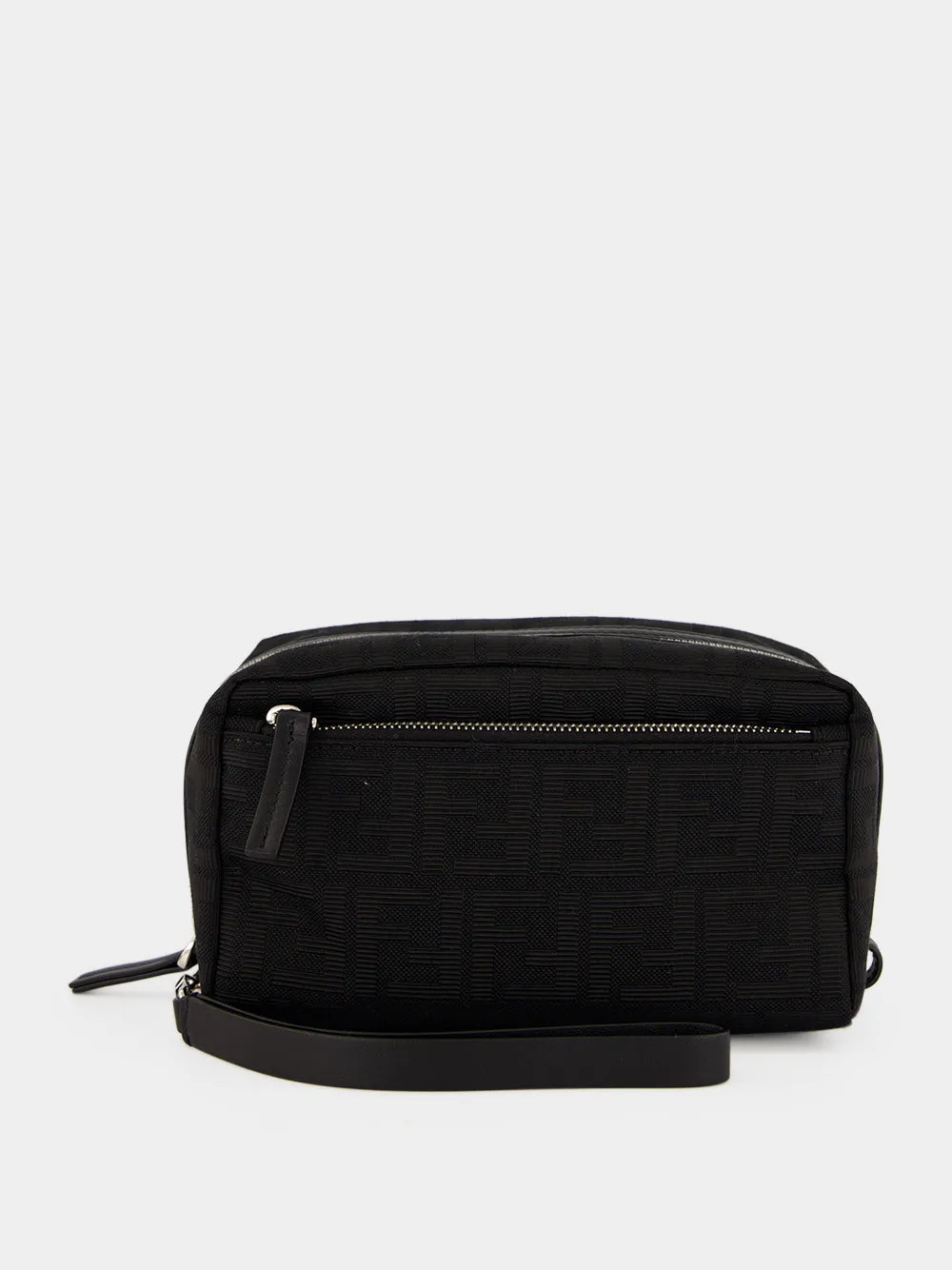 Black FF Zucca Micro Toiletry Case sold by Fashion Clinic