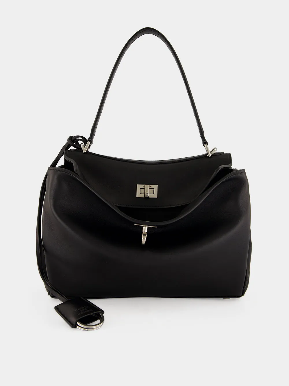 Black Small Rodeo Leather Handbag sold by Fashion Clinic product image thumbnail 2