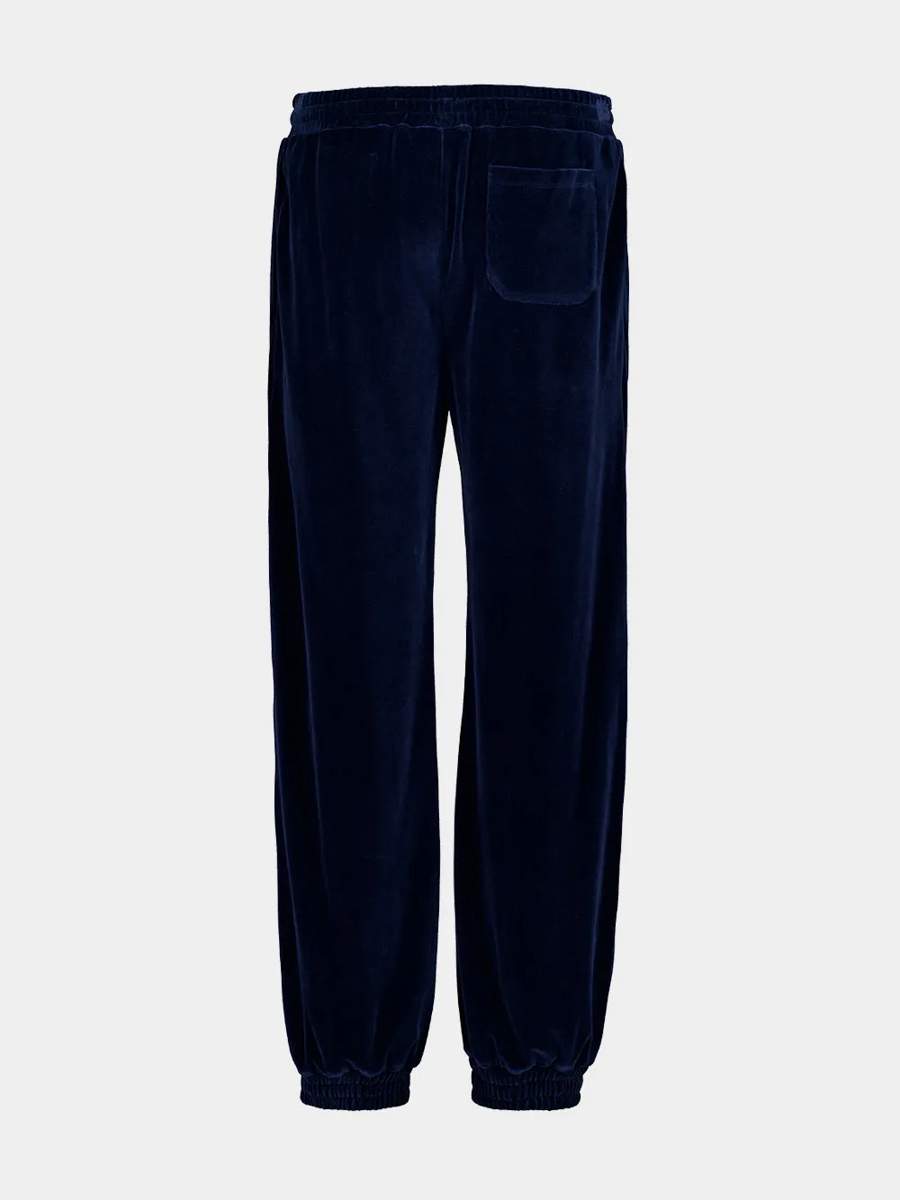 Blue Velvet Jogger Trousers sold by Fashion Clinic product image thumbnail 2