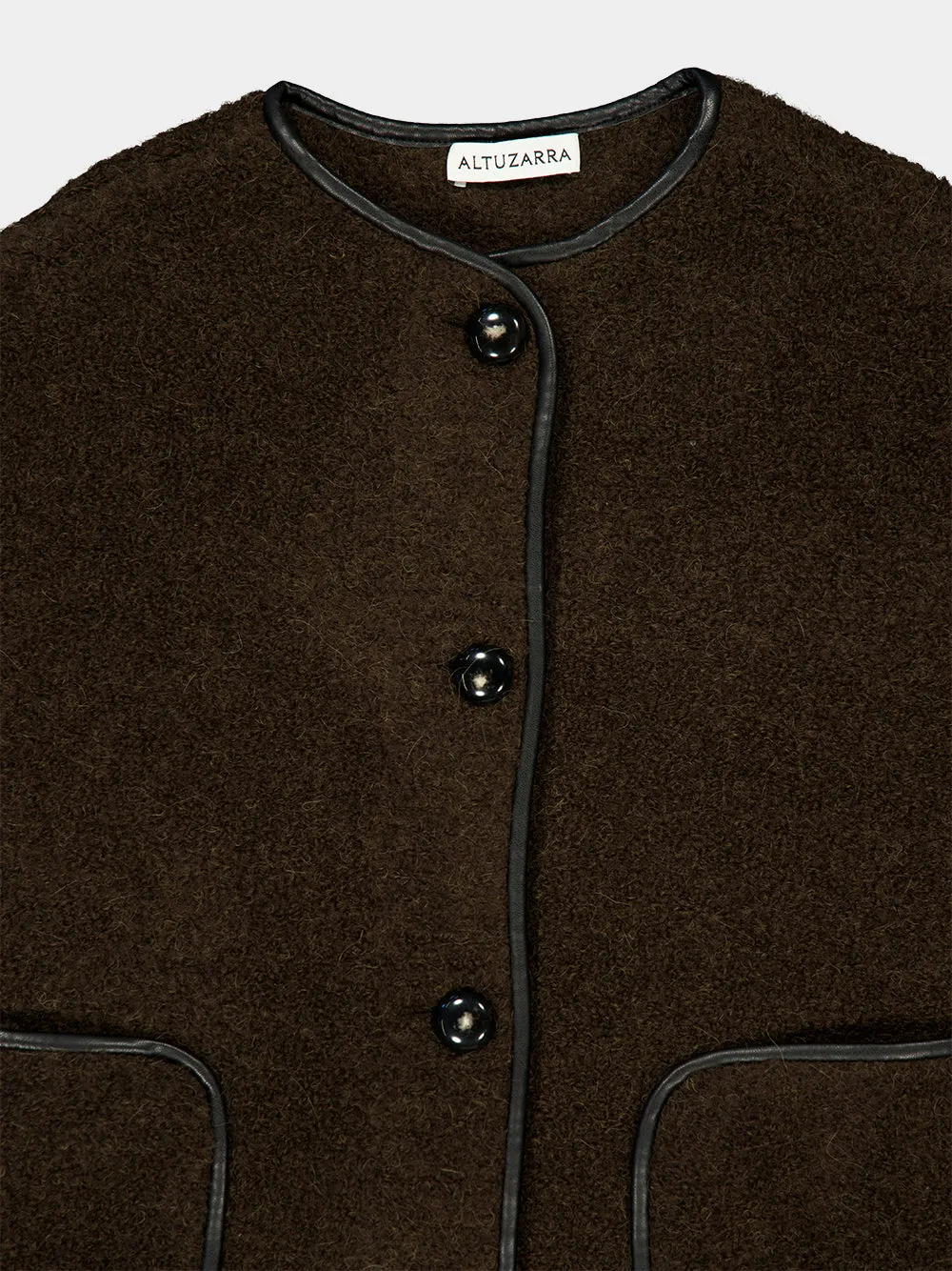 Fudge Irving Alpaca Blend Jacket sold by Fashion Clinic product image thumbnail 5