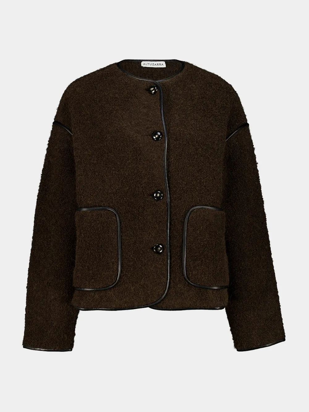 Fudge Irving Alpaca Blend Jacket sold by Fashion Clinic product image thumbnail 2