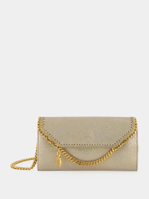 Gold Falabella Crossbody Bag made by Stella McCartney
