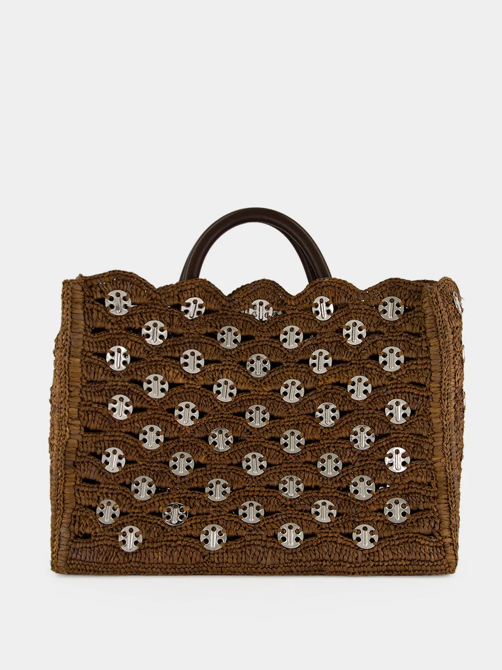 Brown Raffia 1969 Tote Bag sold by Fashion Clinic product image thumbnail 2