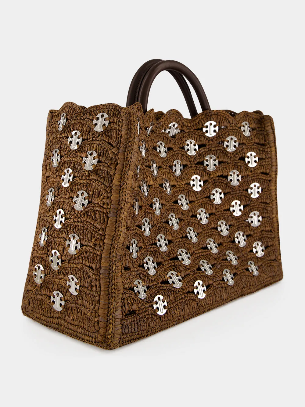 Brown Raffia 1969 Tote Bag sold by Fashion Clinic product image thumbnail 4